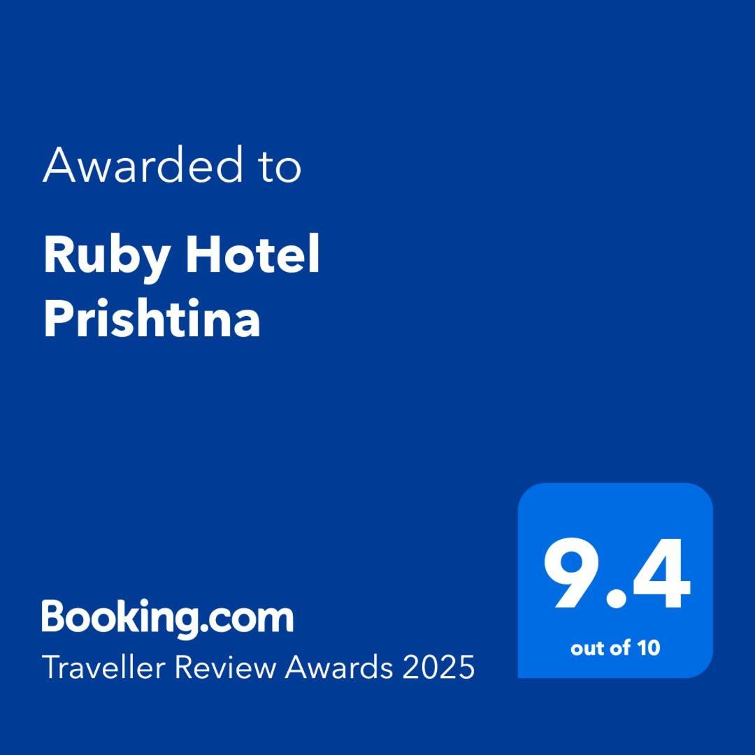 Ruby Hotel Prishtina Pristina Buitenkant foto